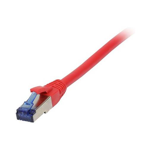 Synergy21 Patchkabel RJ45, CAT6A 500Mhz, 0,15m, rot, S-STP(S/FTP), TPE/LSZH(Superflex), AWG26, Kabel
