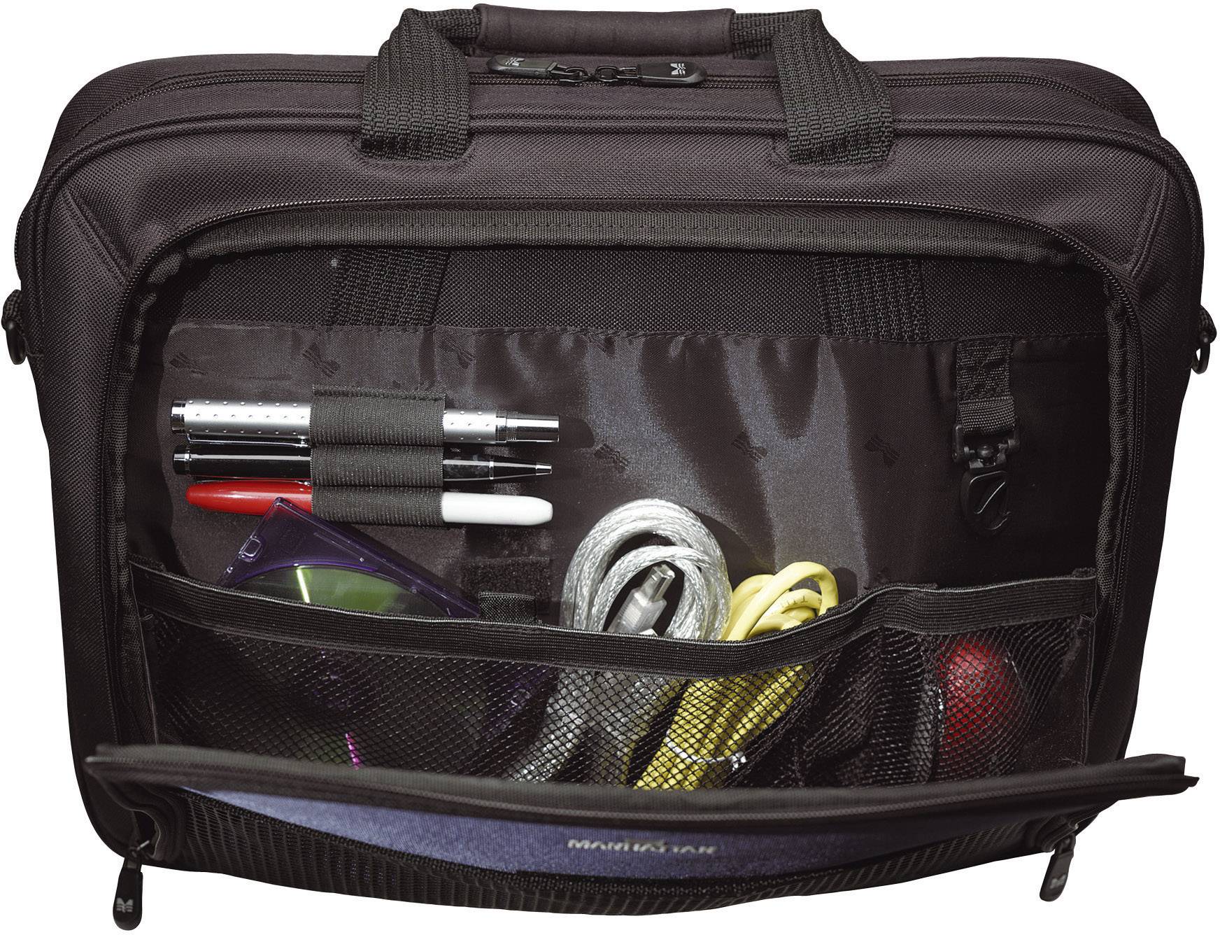 Manhattan Notebook Tasche Cologne Passend für maximal: 43,9cm (17,3") Schwarz