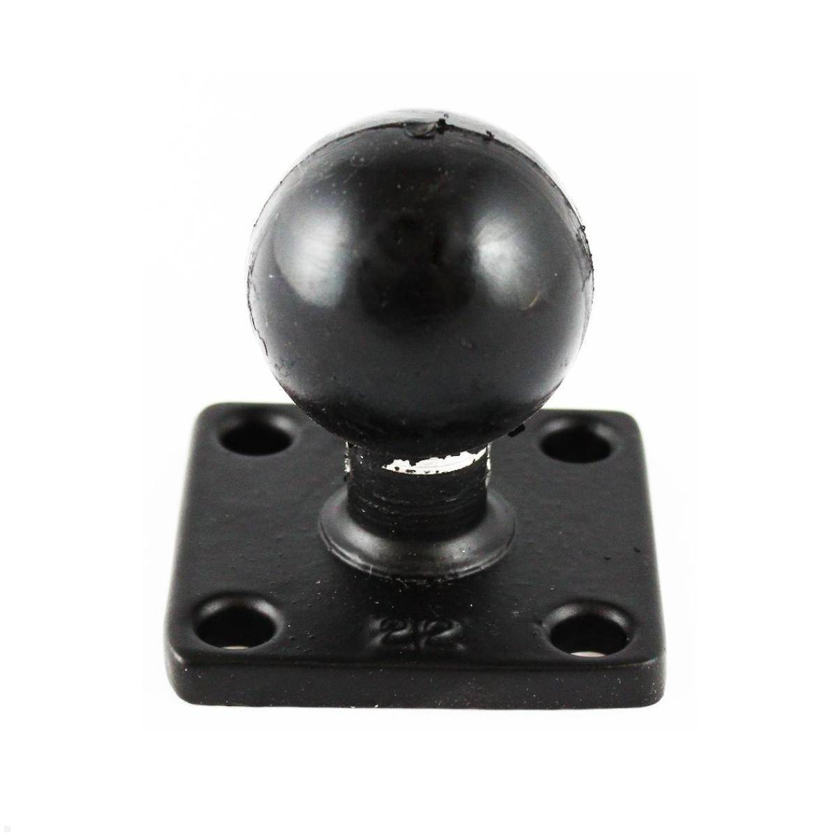 RAM Mounts Basisplatte quadratisch 50,8 x 50,8 mm mit C-Kugel (RAM-202U-22)