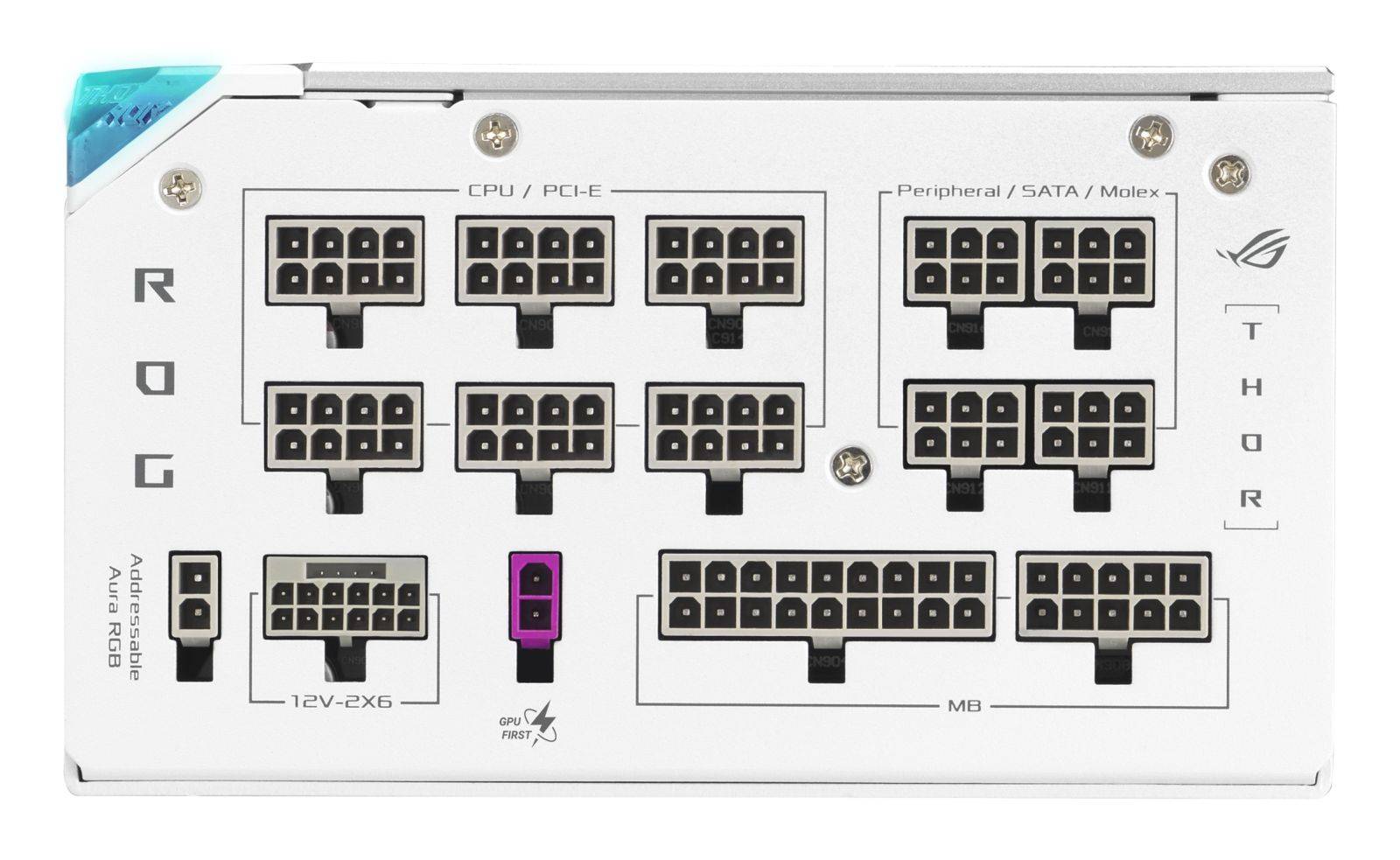 ASUS ROG Thor 1200W Platinum III White Equalizer | PC-Netzteil1200 Watt Leistung