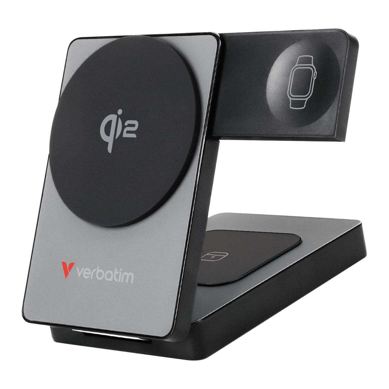 Verbatim Charge´n´Go Qi2 Power Bank 5000 mAh grey Multimedia-Technik Powerbanks