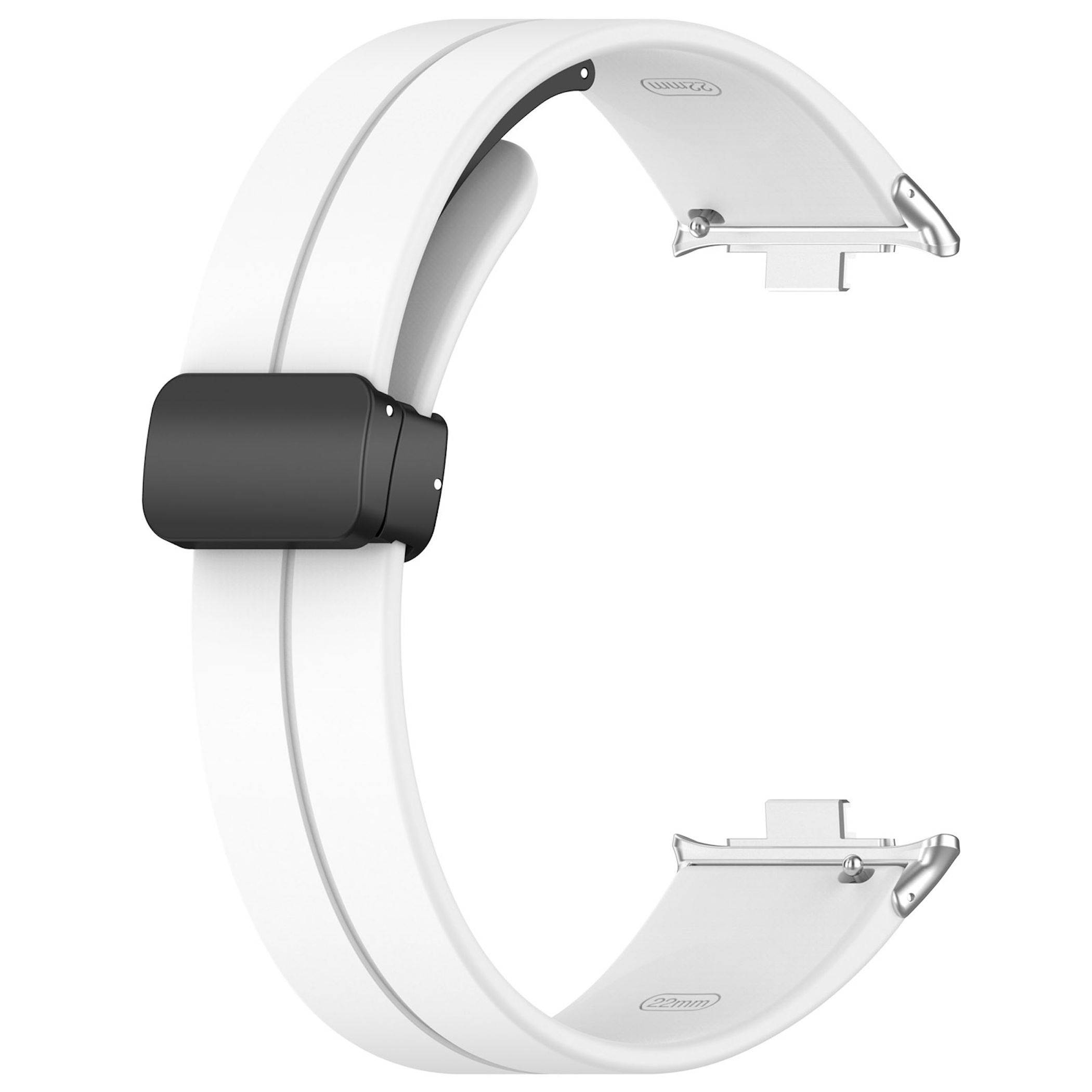Silikon Armband für Xiaomi Smart Band 10 Pro / 9 Pro Magnetischer Faltschließe