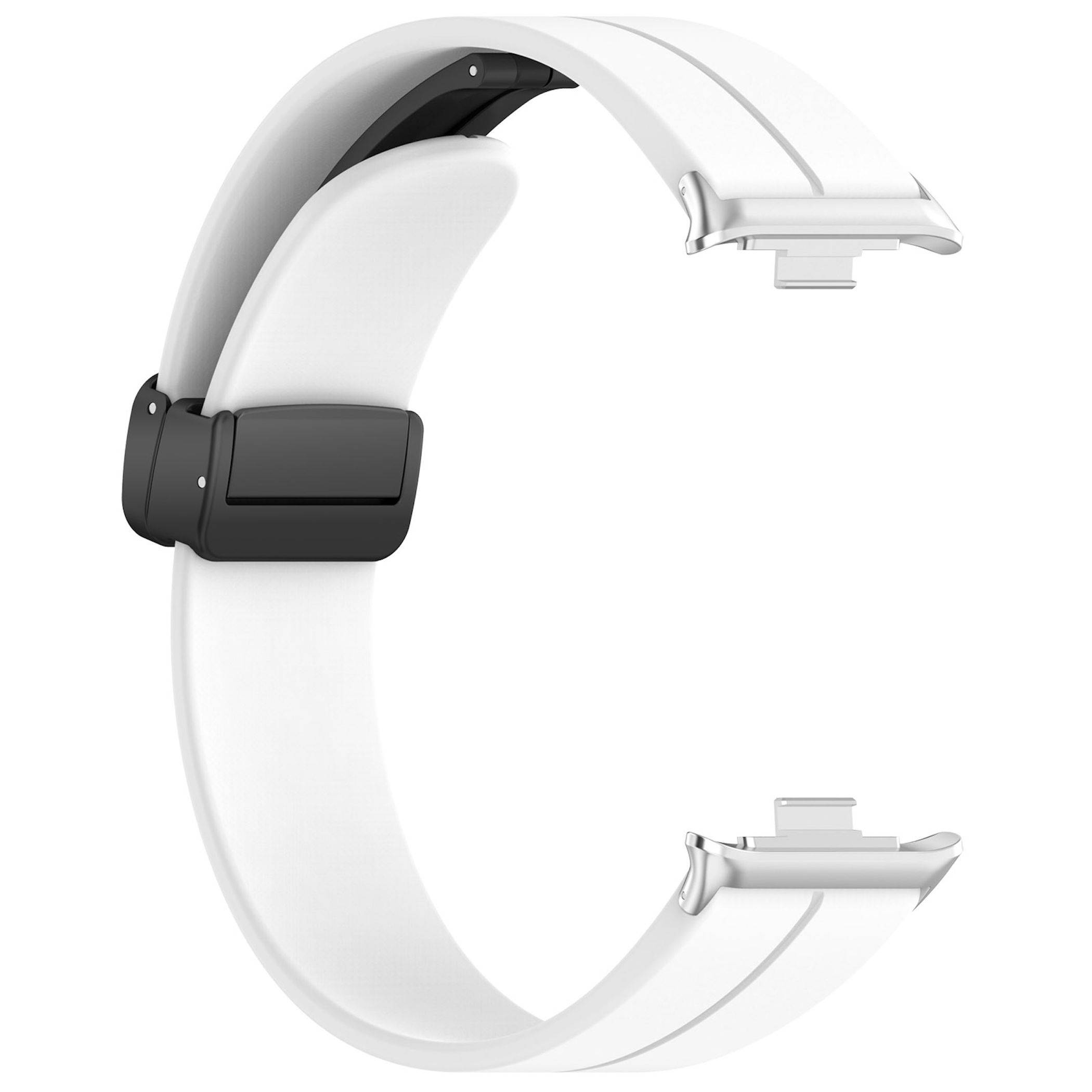 Silikon Armband für Xiaomi Smart Band 10 Pro / 9 Pro Magnetischer Faltschließe