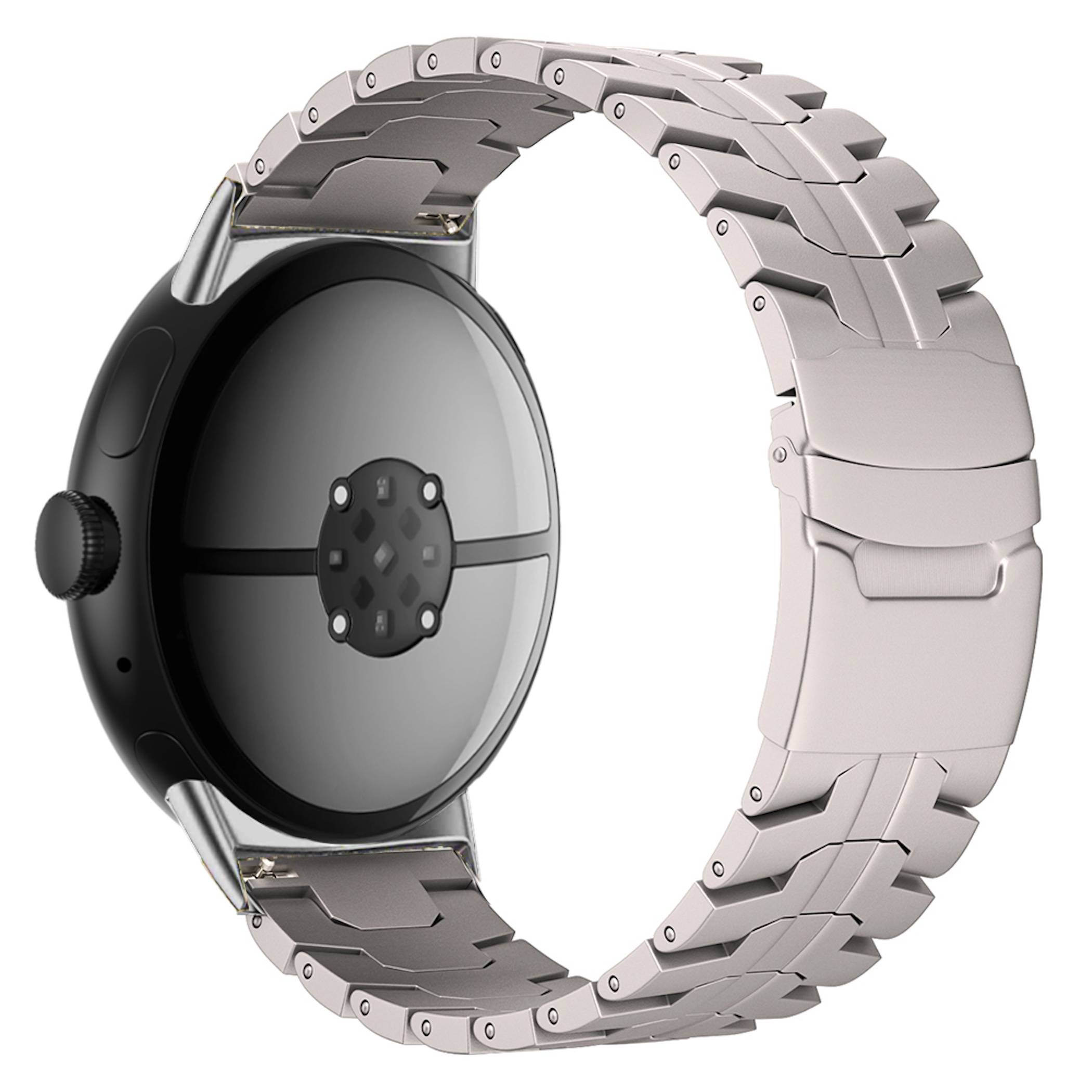 Smart Armband Titan-Legierung Stahl Verschluss für Google Pixel Watch 4 + 3 45mm