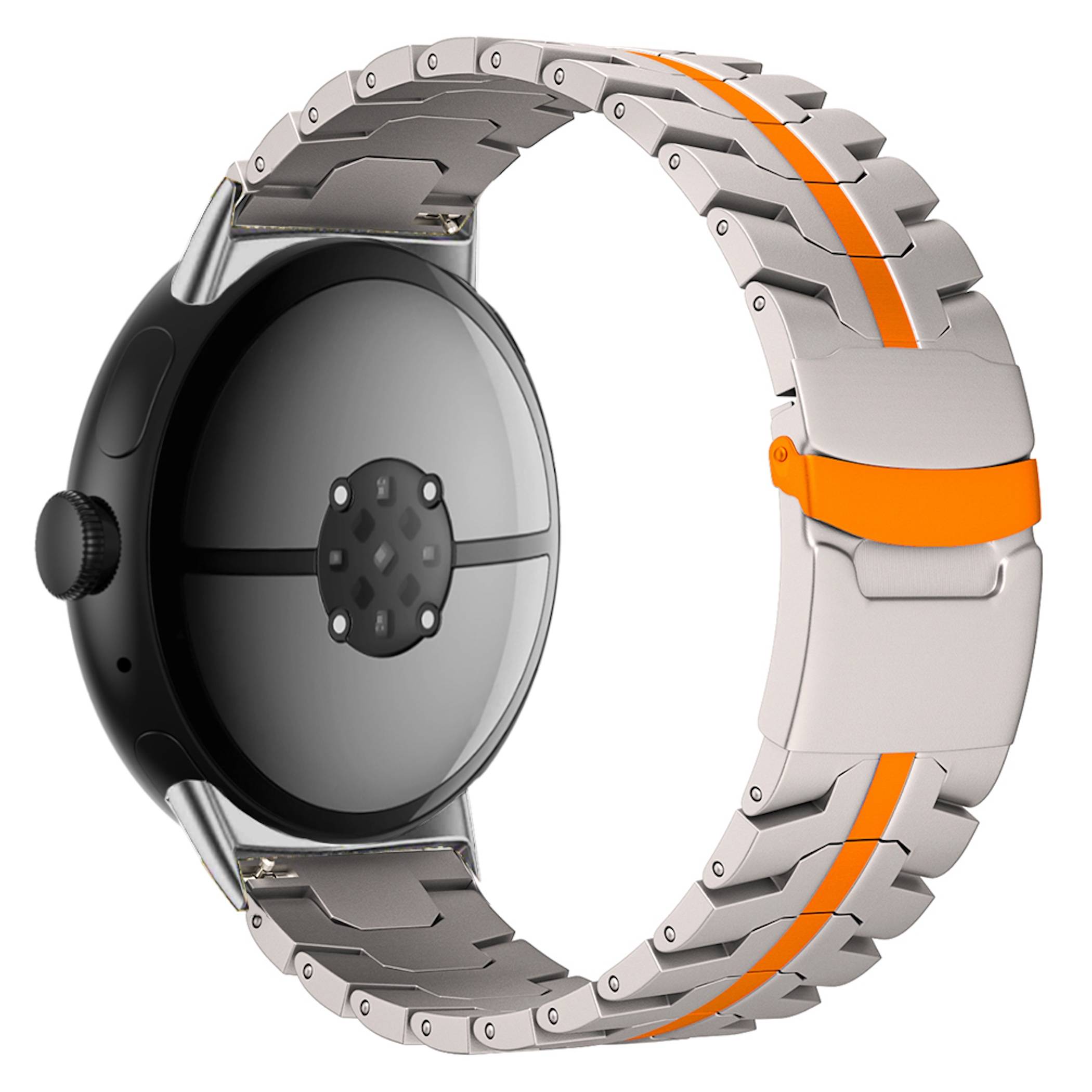 Smart Armband Titan-Legierung Stahl Verschluss für Google Pixel Watch 4 + 3 45mm