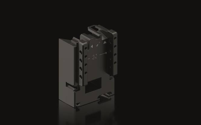 Rittal Erweiterungsblock RX 9365750 f.Geräteadapter B:45 mm 1=8 Industriematerial Schaltschränke