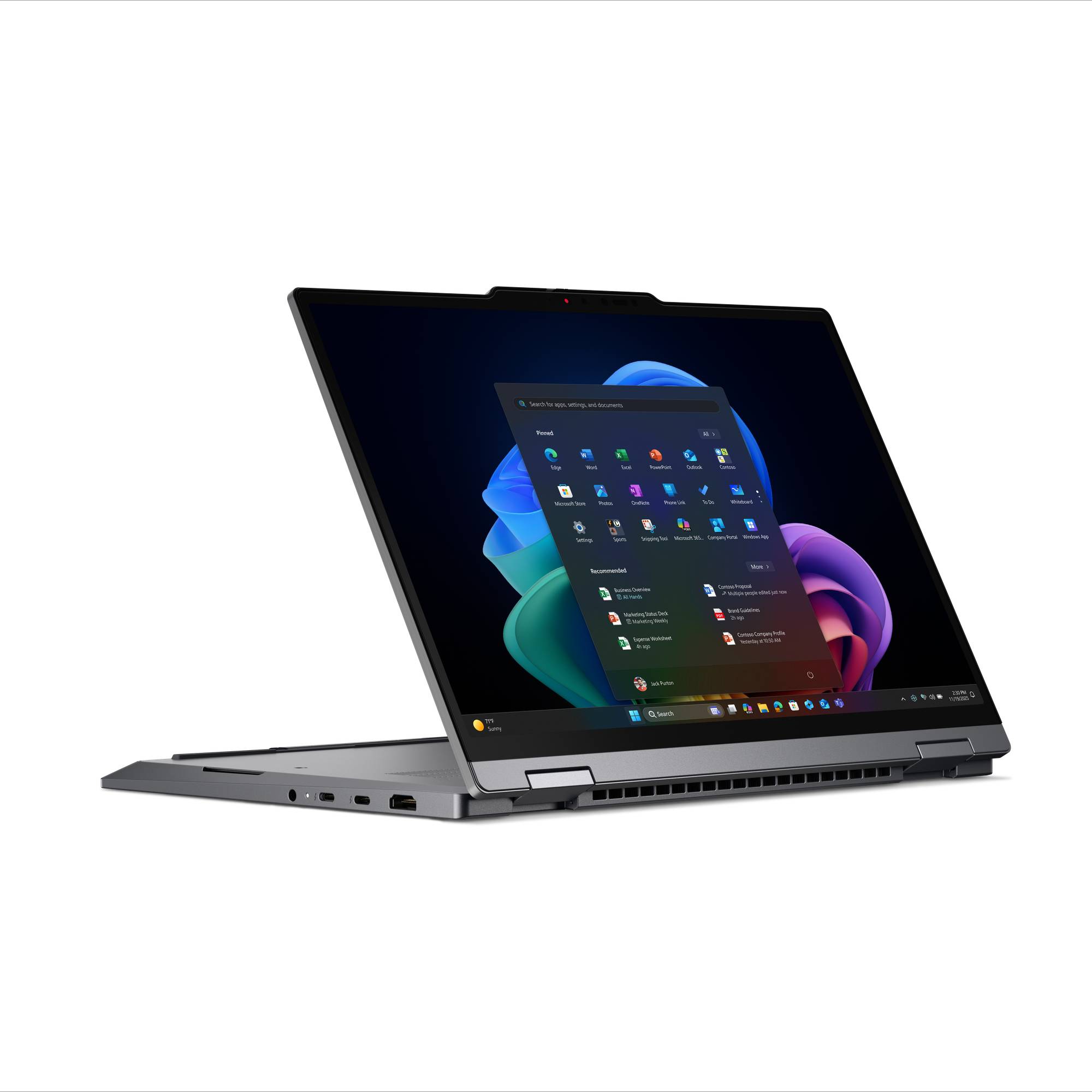 Lenovo ThinkPad X1 2-in-1 Gen 11 21V9 - Aura Edition - Flip-Design - Intel Core Ultra 7 355 / 2.3 GHz - Evo - Win 11 Pro