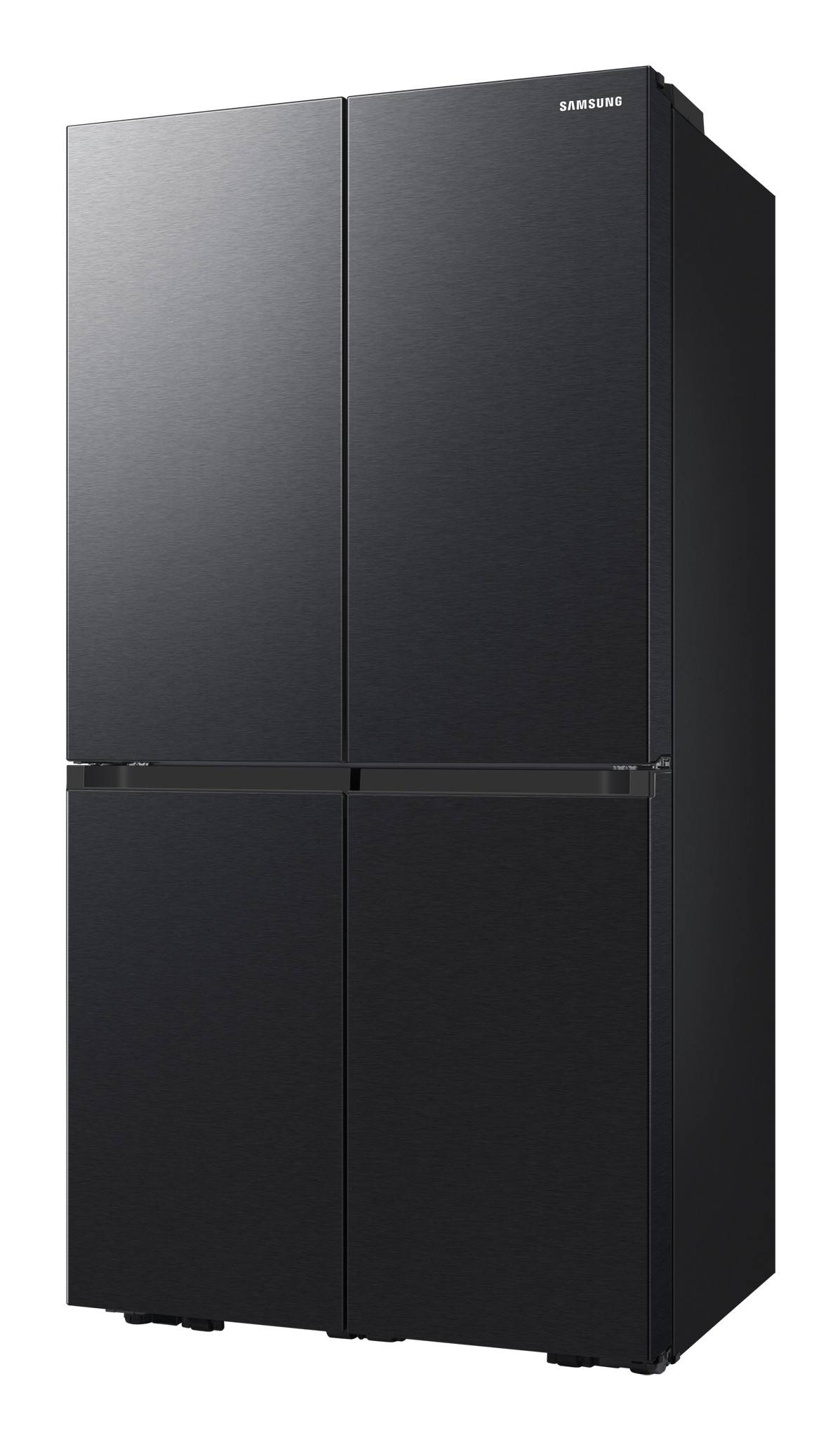 Samsung 4-Türen French Door mit Beverage Center und Festwasseranschluss, Freistehend, French door, Schwarz, Black DOI,