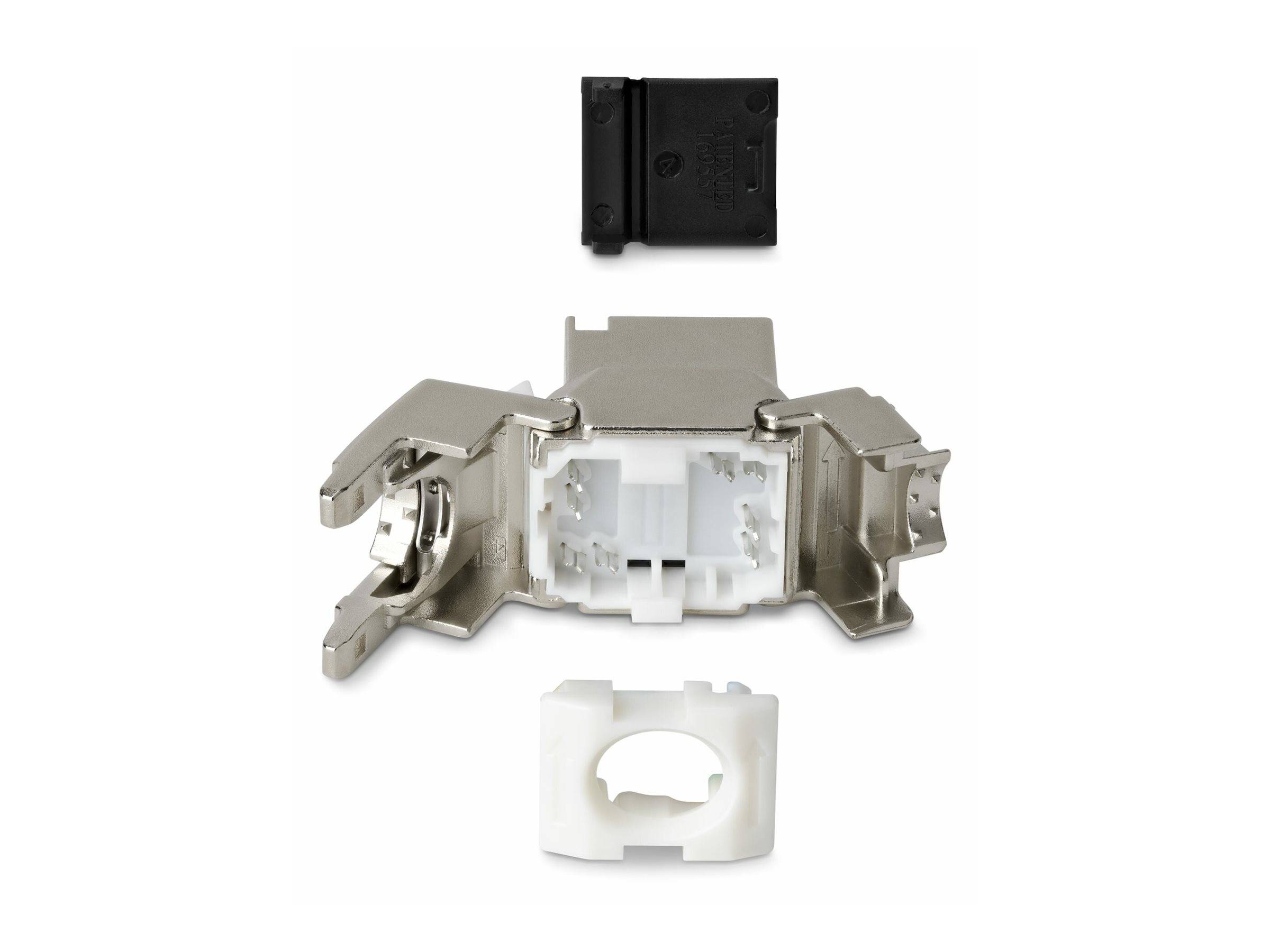 StarTech.com Cat8 Keystone Jack 6-Pack 180-Deg - Netzwerk - CAT 8