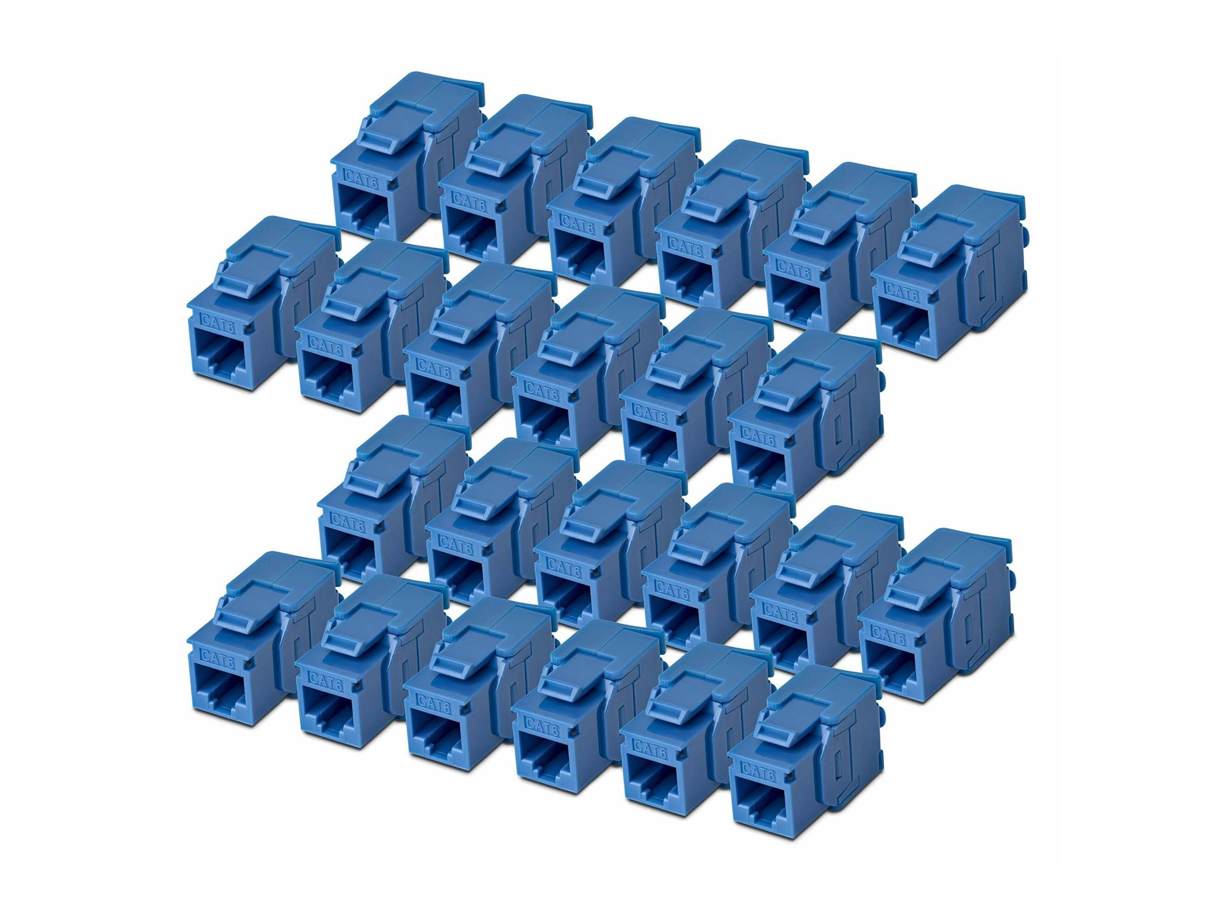 StarTech.com Cat6 Keystone Jack 24-Pack 180-Deg - Netzwerk - CAT 6