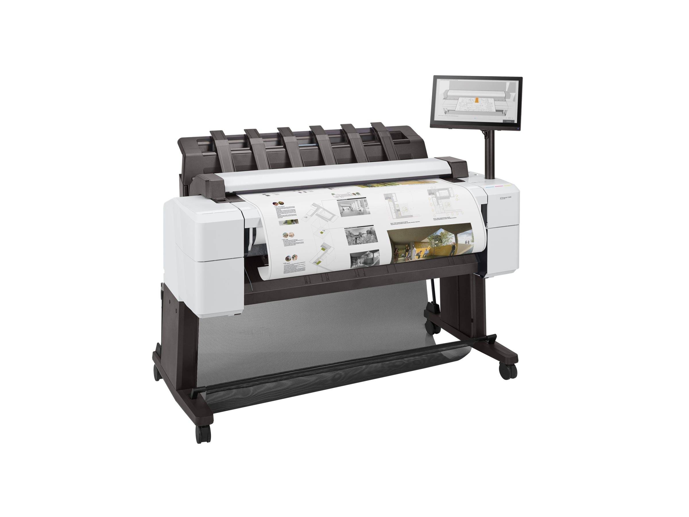 HP DesignJet T2600 PostScript - 914 mm (36") Multifunktionsdrucker - Farbe - Tintenstrahl - 914 x 8000 mm, 610 x 15000 m