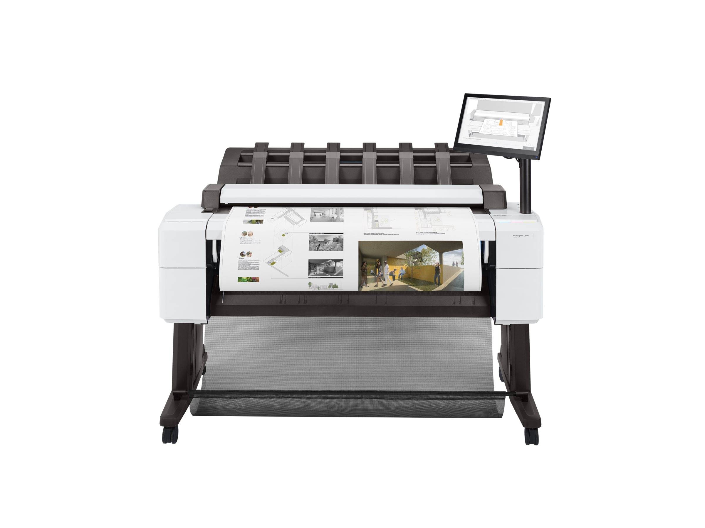 HP DesignJet T2600 PostScript - 914 mm (36") Multifunktionsdrucker - Farbe - Tintenstrahl - 914 x 8000 mm, 610 x 15000 m