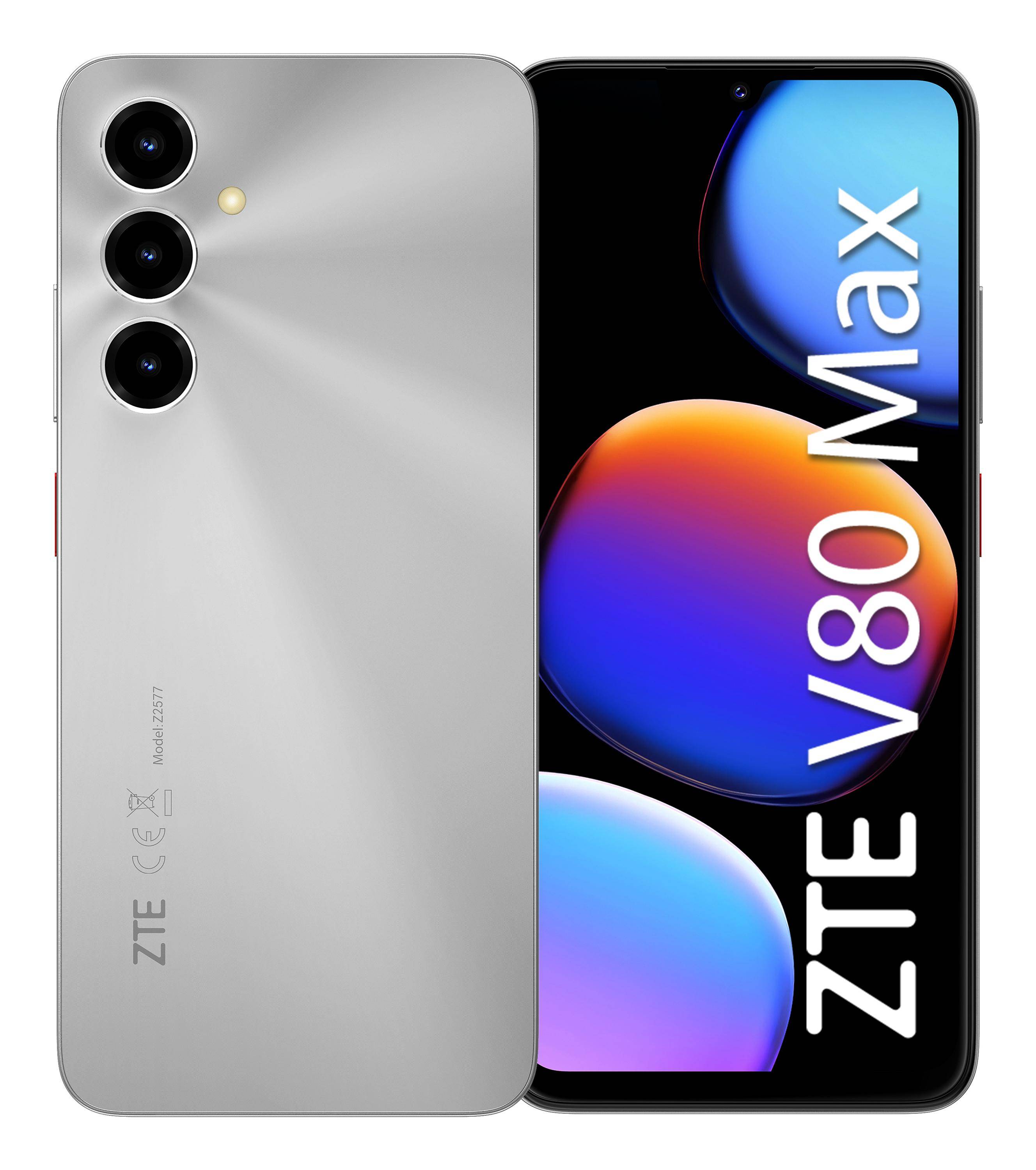 ZTE V80 Max, 17,5 cm (6.9"), 12 GB, 128 GB, 50 MP, Android 16.0, Silber