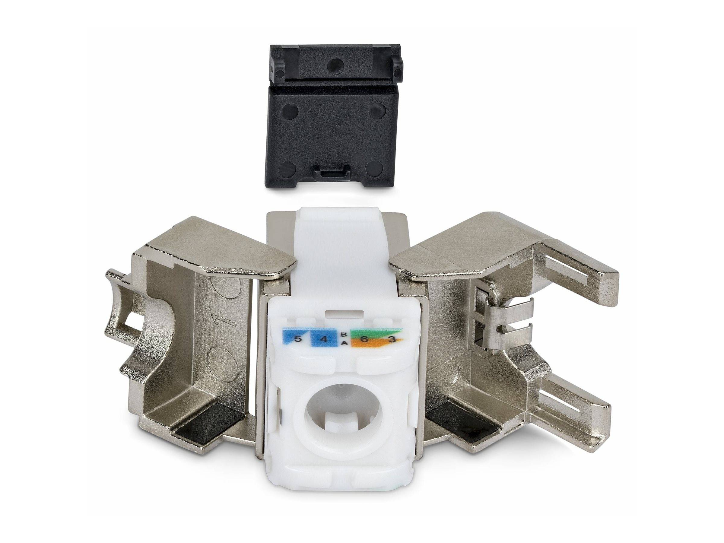 StarTech.com Cat6a Keystone Jack 10-Pack 180-Deg - Netzwerk - CAT 6a