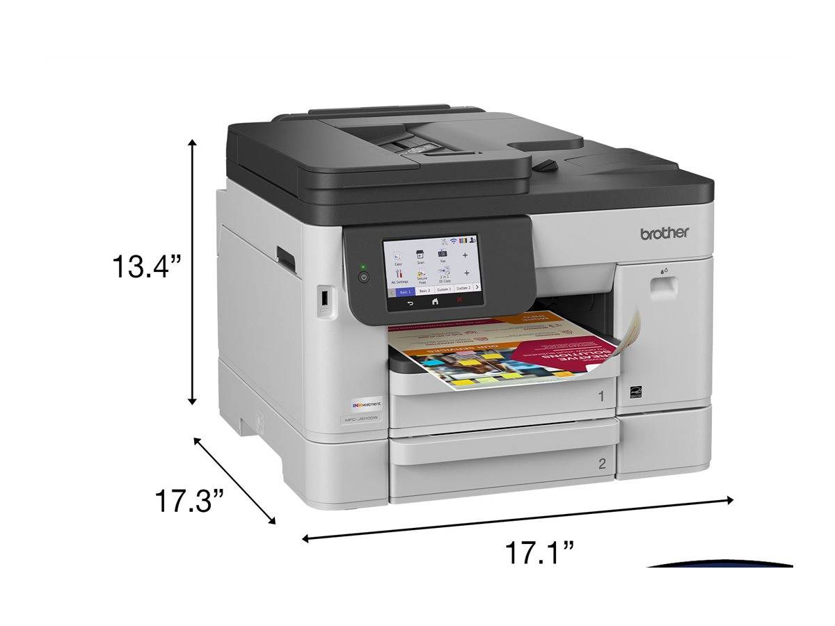 Brother MFC-J5110DW Multifunktionsdrucker Tintenstrahl Farbe A4 24s/m Drucker & Scanner