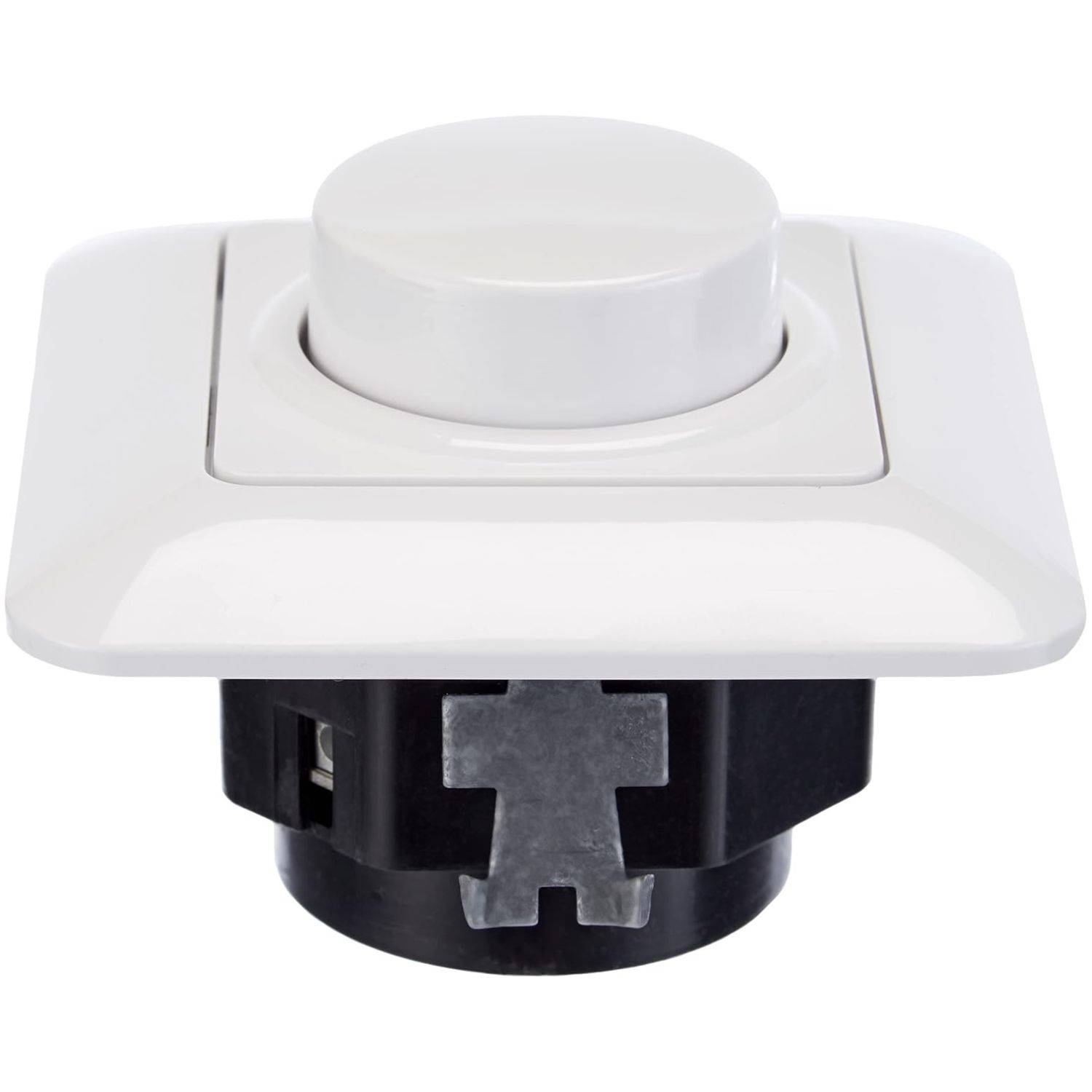 CADIZ LED Druck-/Wechsel- Dimmer 3-30W Komplett-Set Weiß