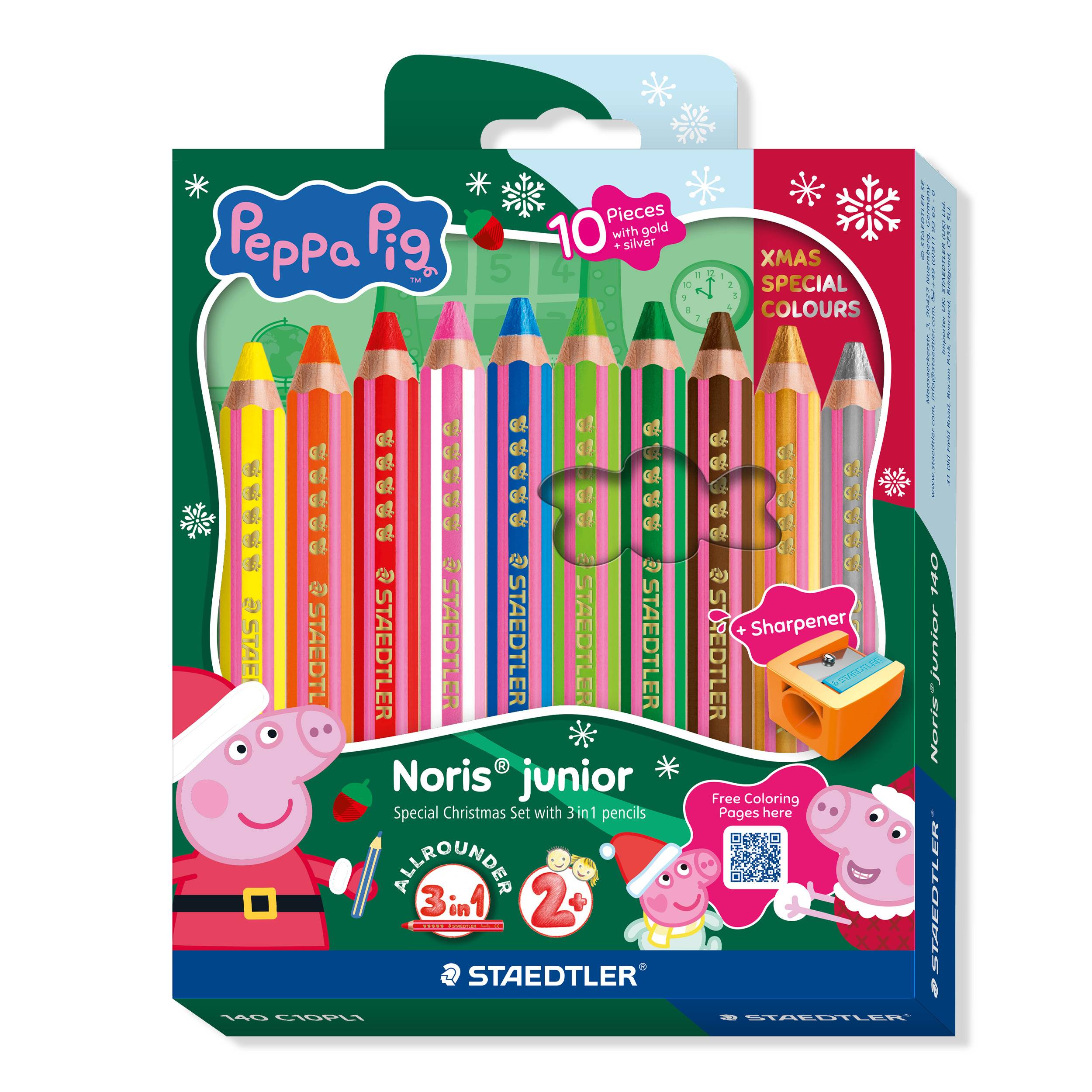 STAEDTLER Buntstift NJ Peppa Promo 100% PEFC Multimedia-Technik Farbstifte