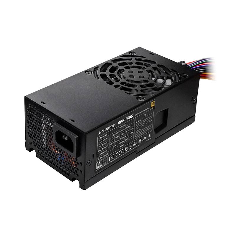 Chieftec Smart GPF-500G, 500 W, 100 - 240 V, 47 - 63 Hz, 8 A, 3,6 W, 12,5 W