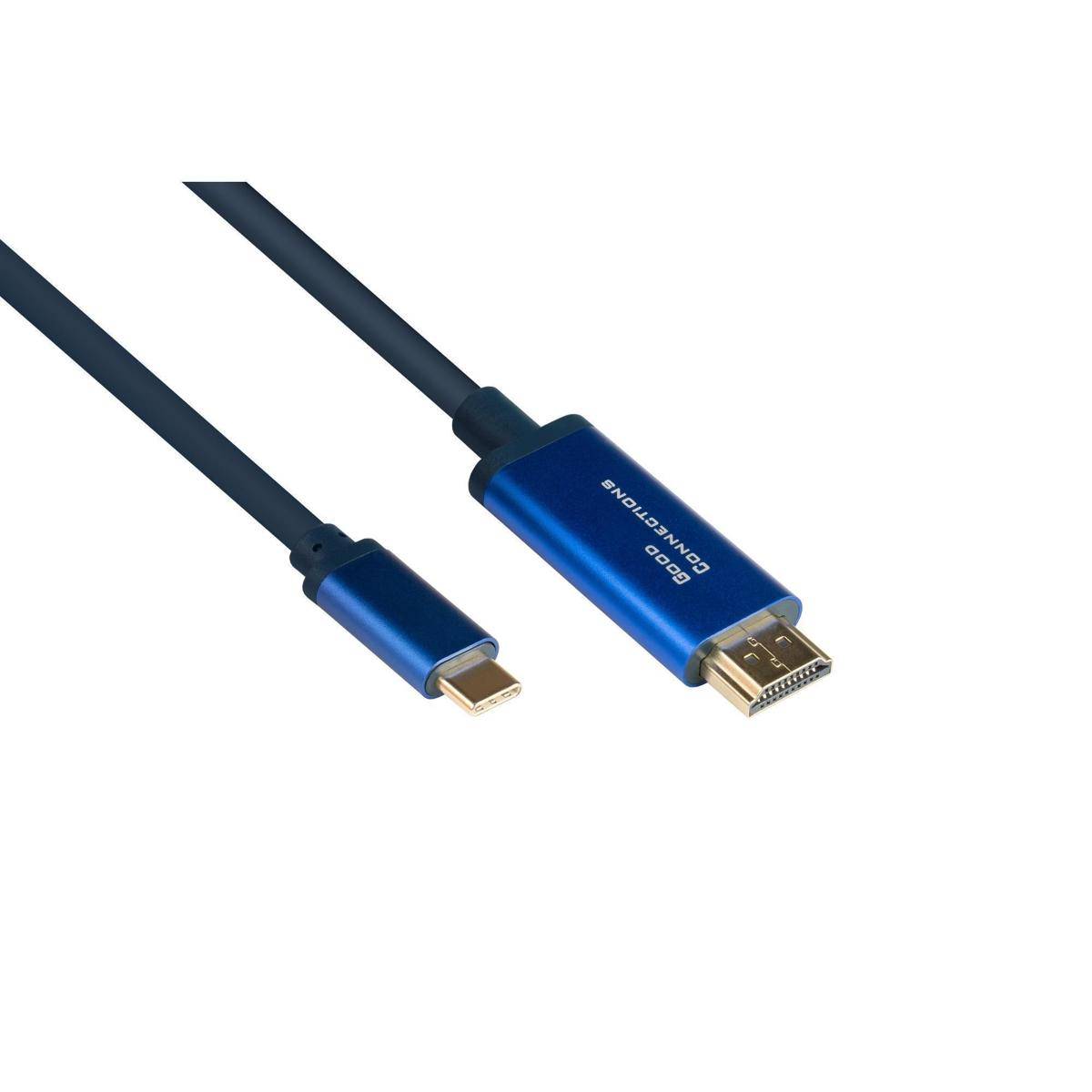 Alcasa 4520-CSF015B Videokabel-Adapter 1,5 m USB Typ-C HDMI Typ A (Standard) Blau