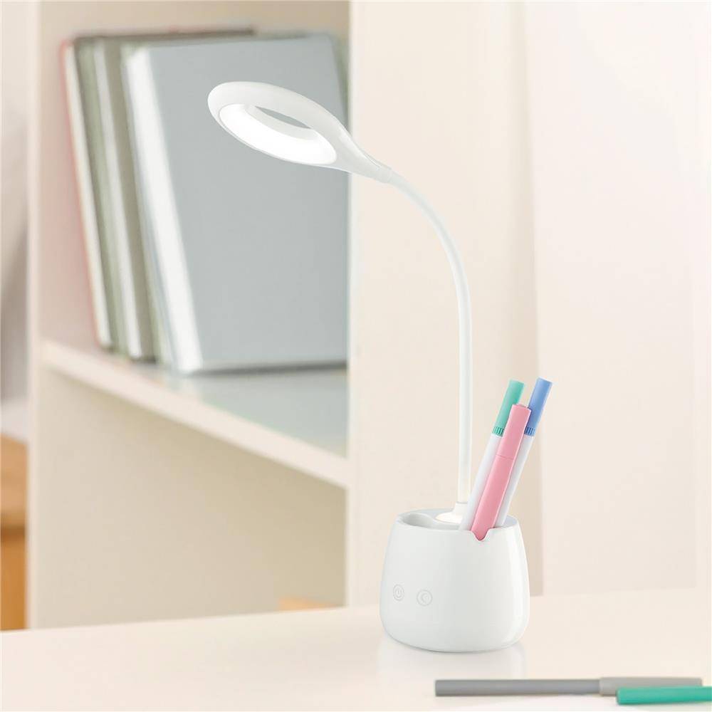 Avide LED-Schreibtischlampe mit Stiftehalter 5W Multimedia-Technik Tischleuchten
