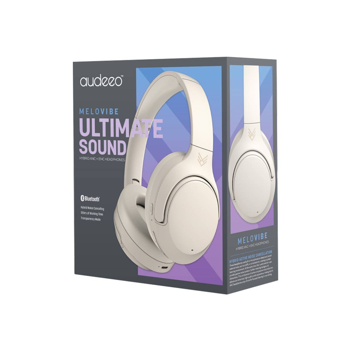 Audeeo Hybrid Headphone AOMELOV-CRM Multimedia-Technik Kopfhörer