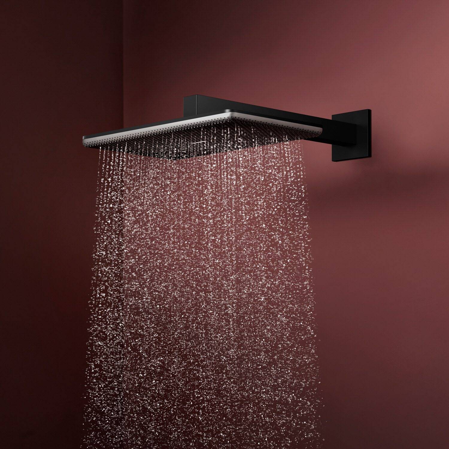 Hansgrohe Raindance Alive Q Kopfbrause, 11l/min, 210x340mm 1jet, Mattschwarz