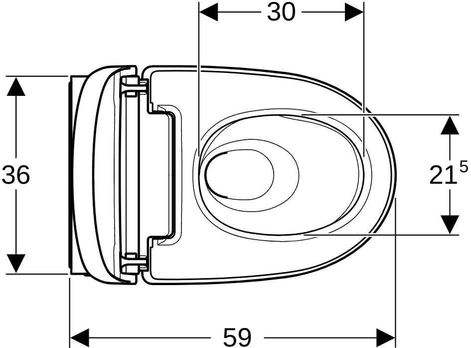 GE Geberit AquaClean Mera Comfort WC-Komplettanlage UP WWC weiß-alpin