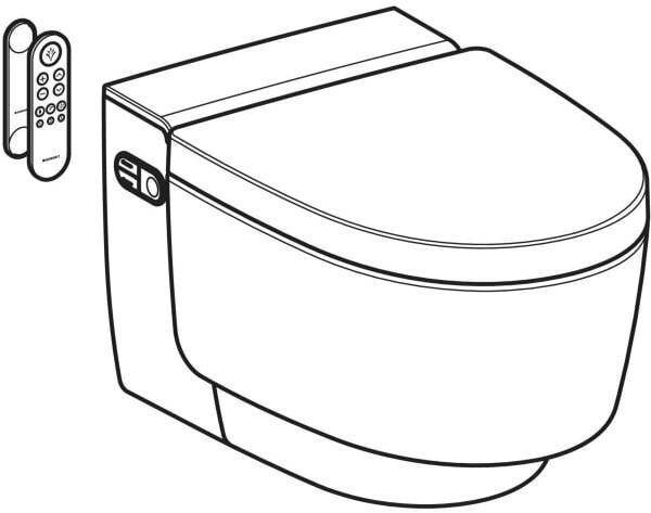 GE Geberit AquaClean Mera Comfort WC-Komplettanlage UP WWC weiß-alpin