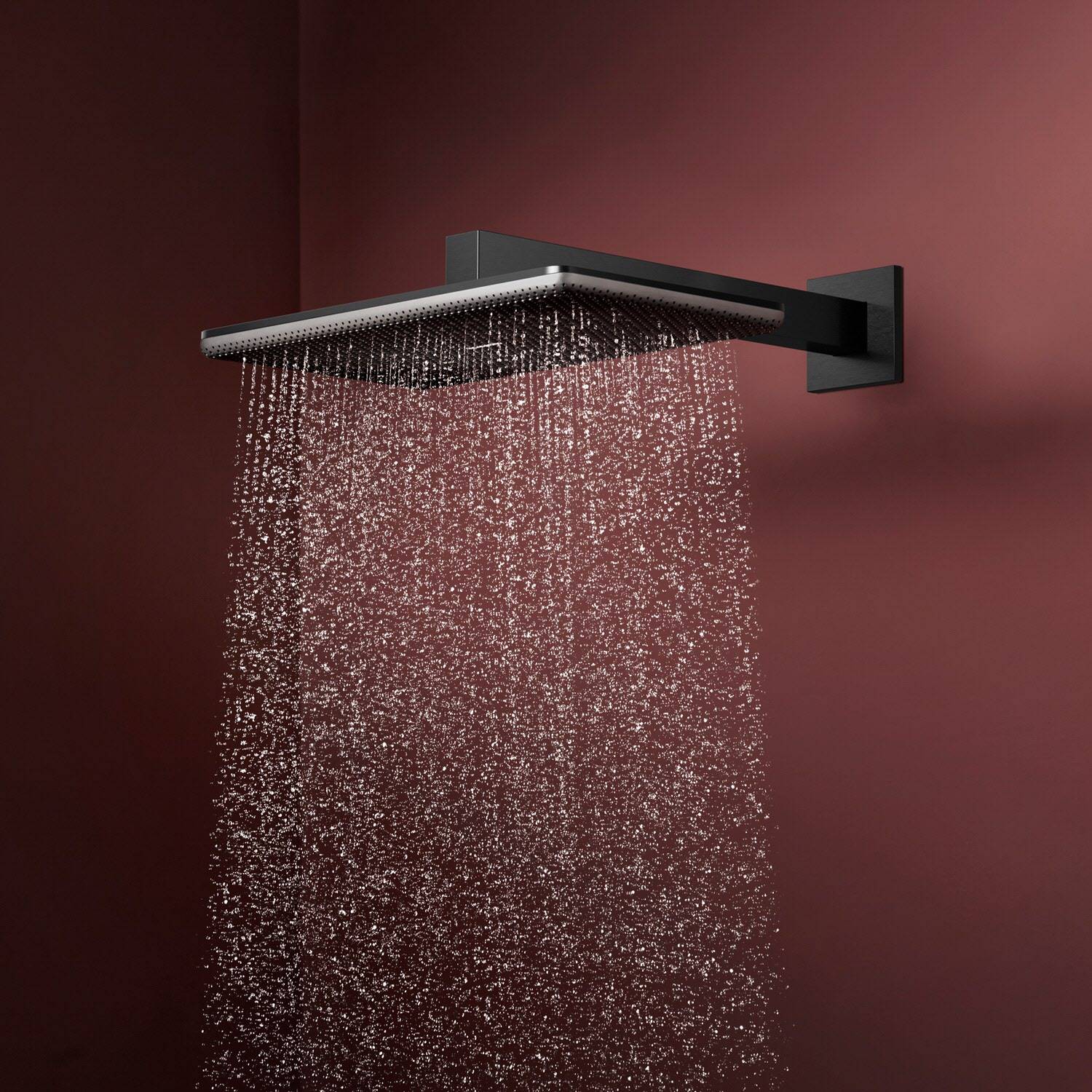 Hansgrohe Raindance Alive Q Kopfbrause, 11l/min, 210x340mm 1jet, Brushed Black Chrome