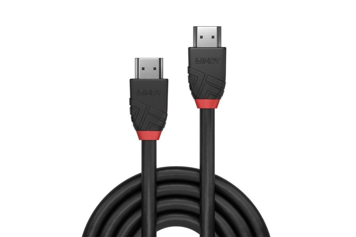 LINDY HDMI Kabel LSZH 4K60Hz, Halogenfrei, 0,5m Multimedia-Technik HDMI-Kabel Audio, Videoadapter &amp;