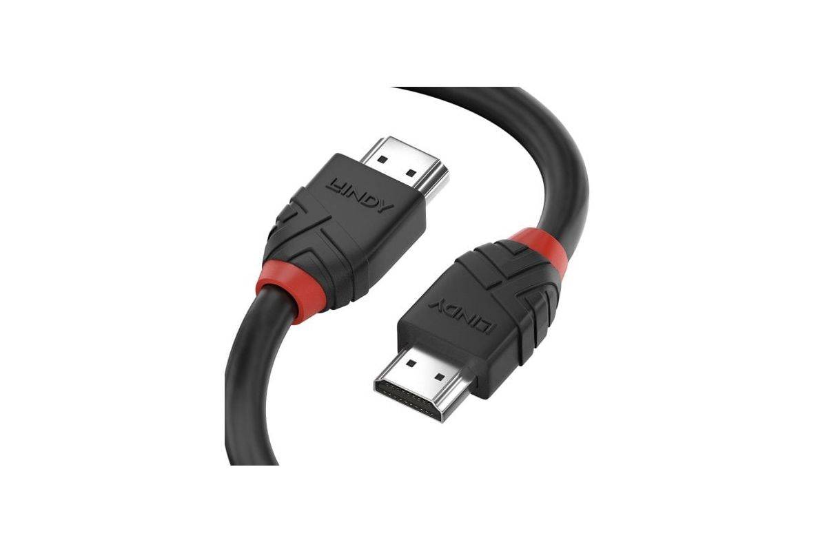LINDY HDMI Kabel LSZH 4K60Hz, Halogenfrei, 0,5m Multimedia-Technik HDMI-Kabel Audio, Videoadapter &amp;