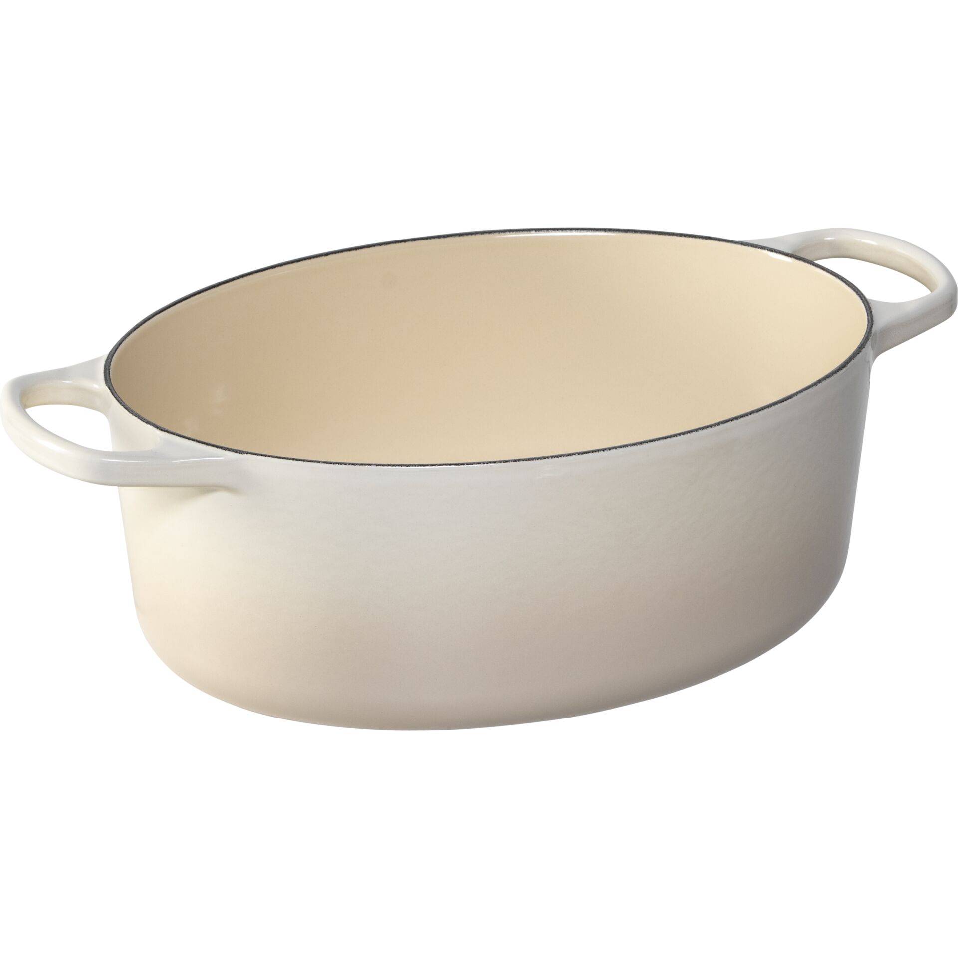 Le Creuset 21178317164430, 6,3 l, Oval, Cremefarben, Eisenguss, Emaille, Cremefarben
