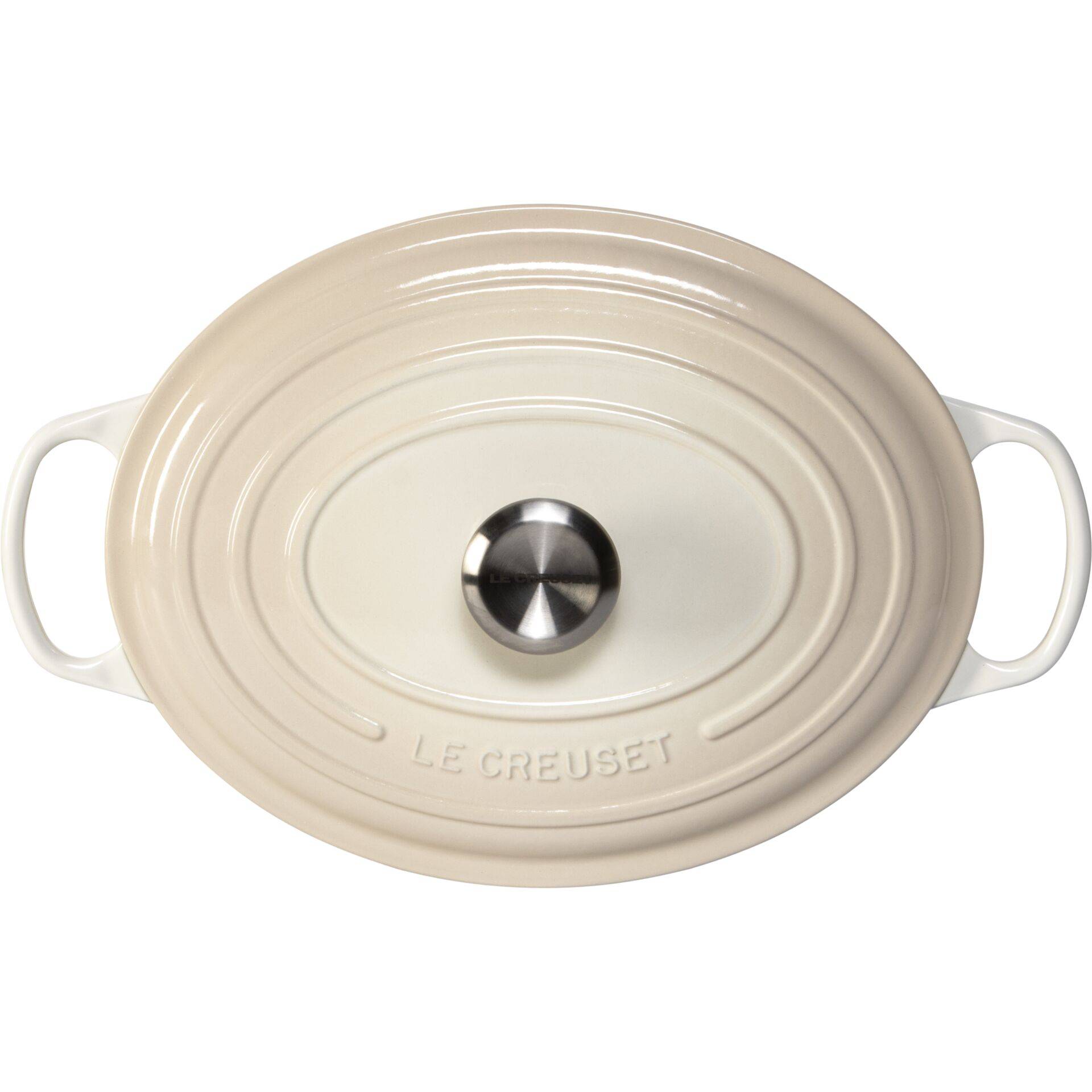 Le Creuset 21178317164430, 6,3 l, Oval, Cremefarben, Eisenguss, Emaille, Cremefarben