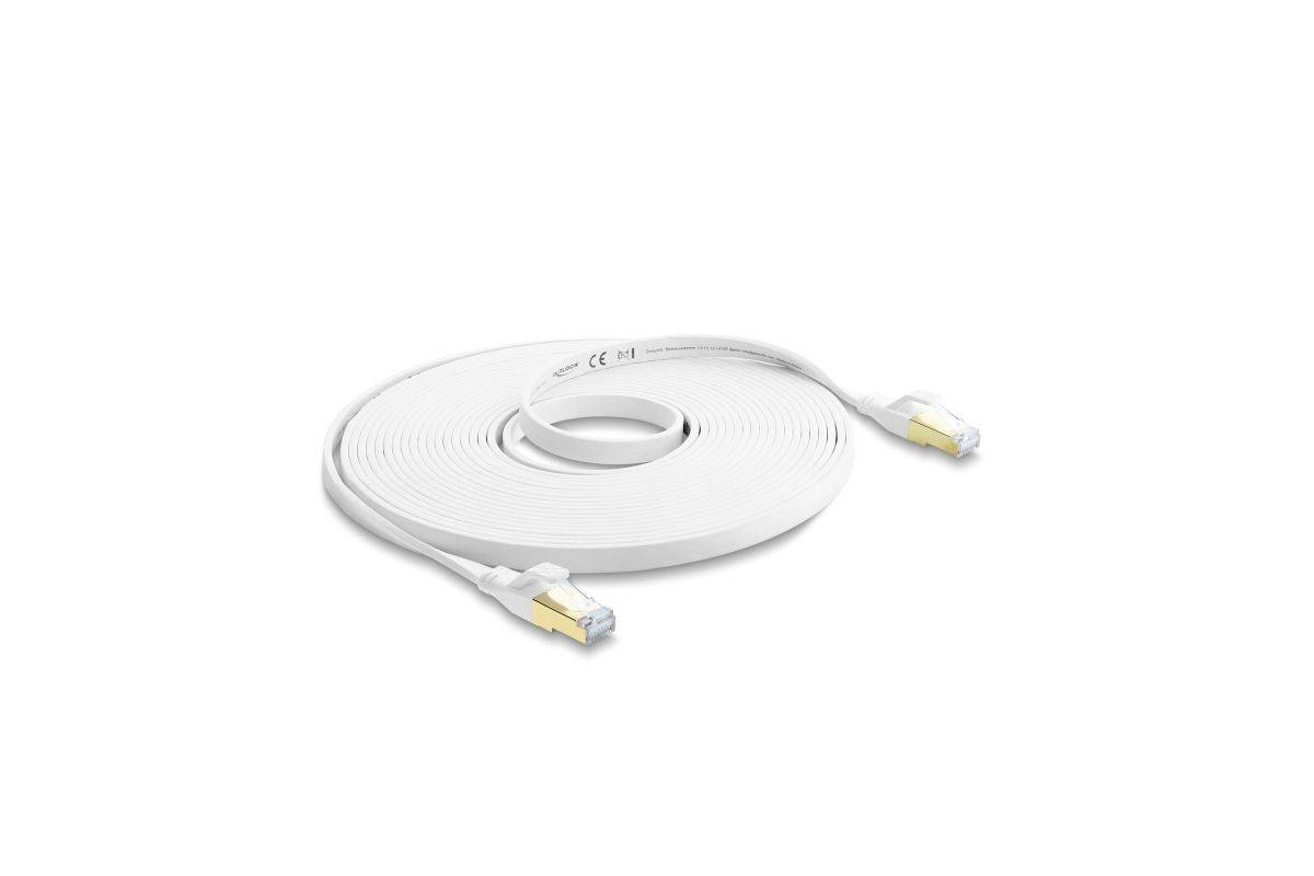 81029 - Patchkabel Cat.8.1, U/FTP, 7,5m, weiß