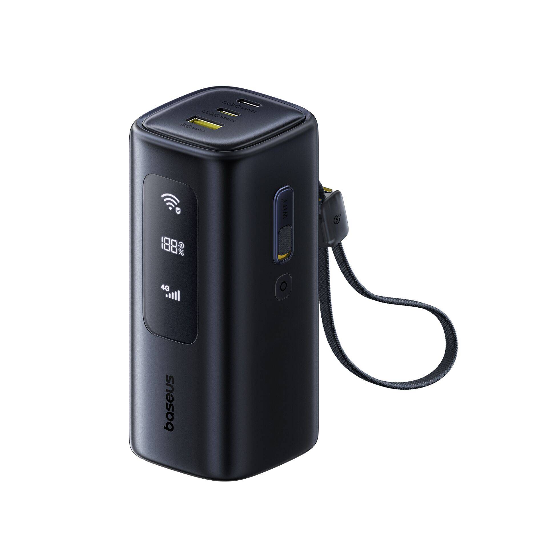Baseus EnerGeek GX11 MiFi Power Bank 20000mAh 67W Cosmic Black