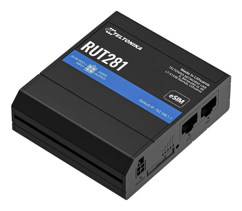 Teltonika RUT281 - Wireless Router - WWAN 1-Port-Switch 2,4 GHz