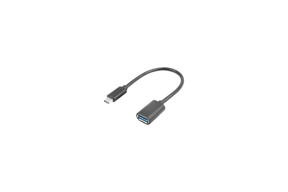 Lanberg AD-UC-UA-04 - - USB A - C - 3.2 Gen 1 3.1 1 - 5 Gbit/s - Kabel - Digital/Daten