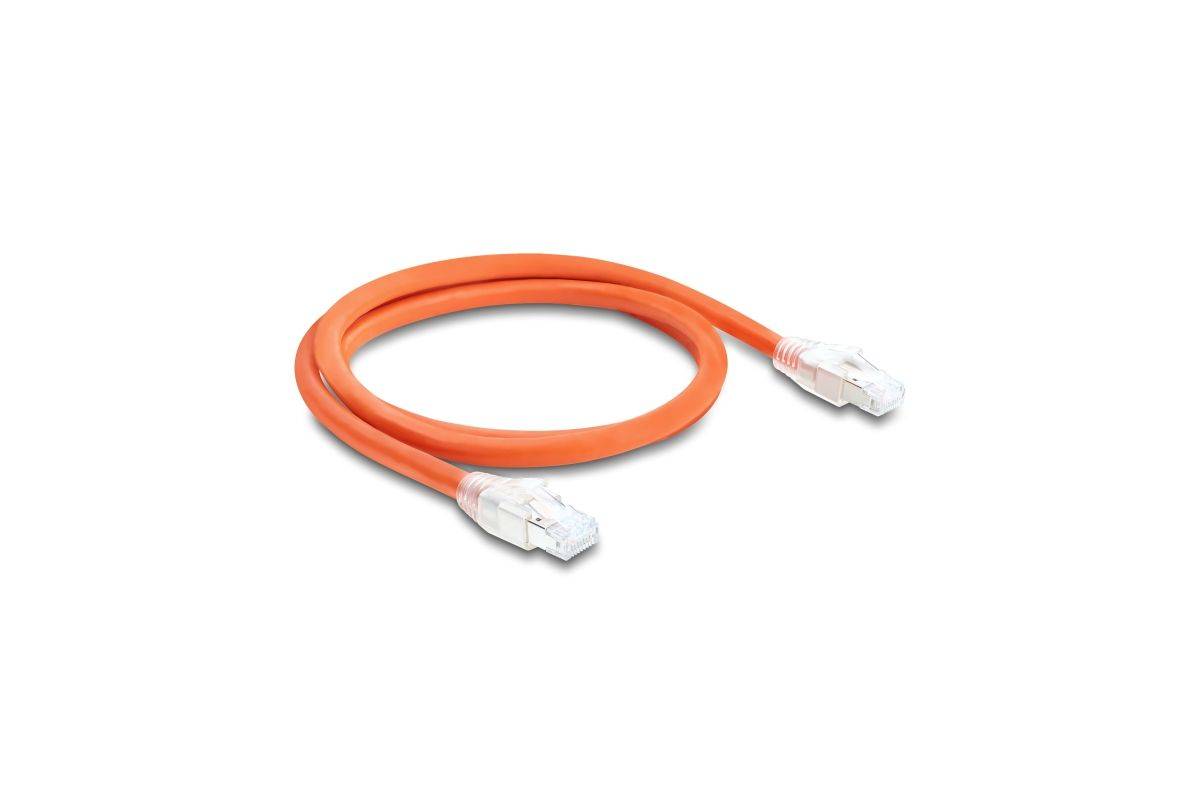 81180 - Patchkabel Cat.8.1, S/FTP, 1m, orange