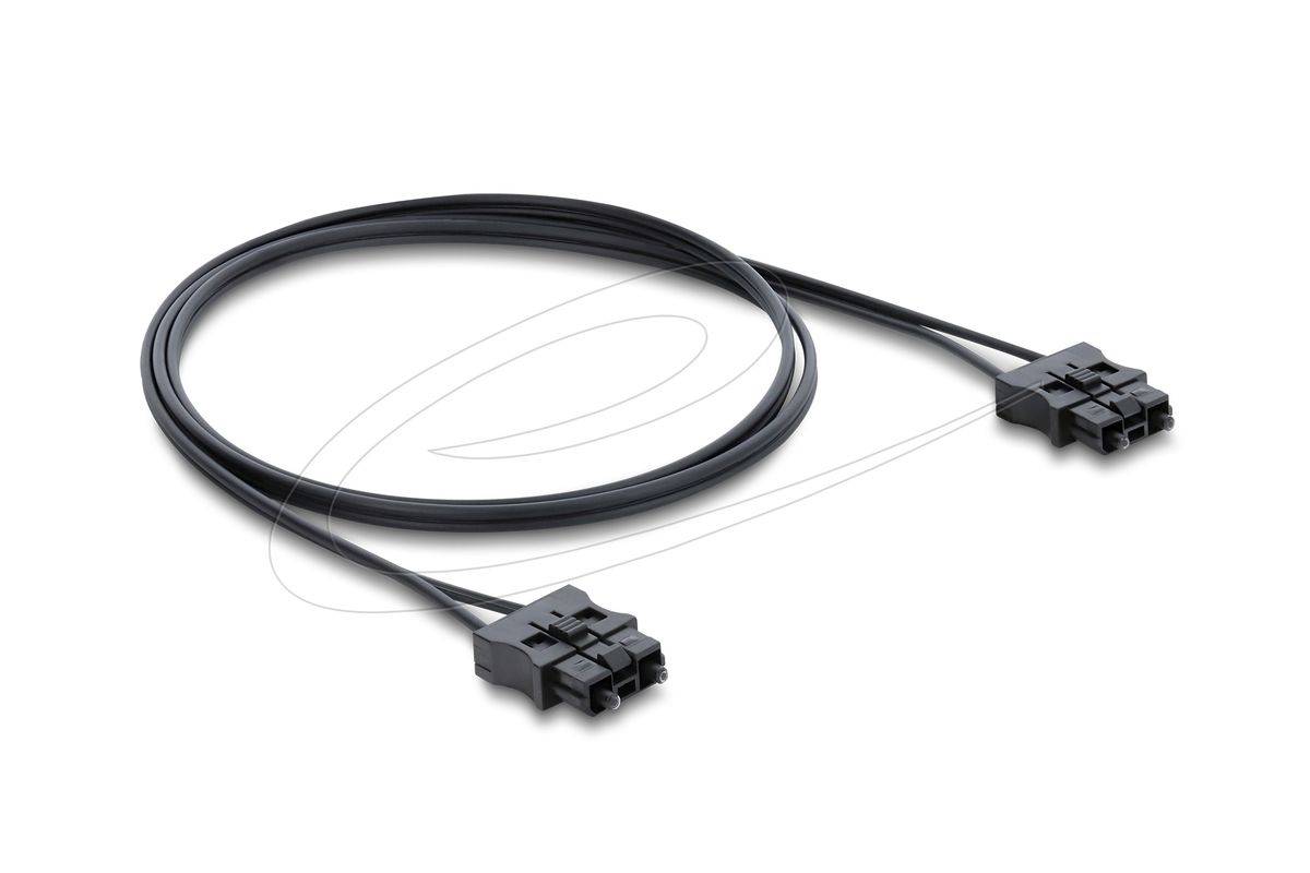 DELOCK LWL POF Kunstst. Servo Anschlusskab. St > St 1m blck