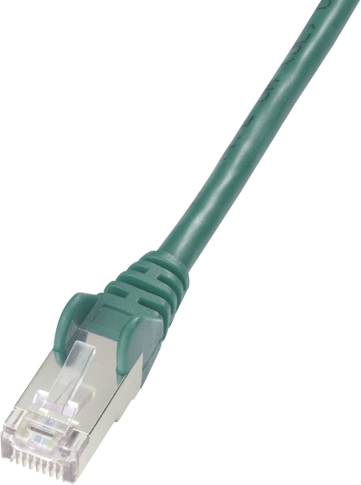 Digitus DK-1531-005/G RJ45 Netzwerkkabel, Patchkabel CAT 5e SF/UTP 0.50 m Grün 1 St.