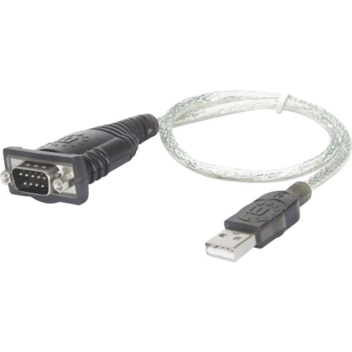 Manhattan USB 1.1 Adapter [1x USB 1.1 Stecker A - 1x D-SUB-Stecker 9pol.] vergoldete Steckkontakte