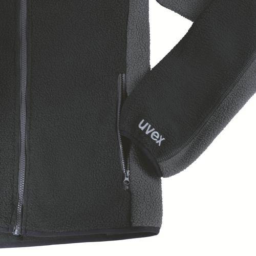 Fleecejacke uvex suXXeed craft schwarz, graphit XS