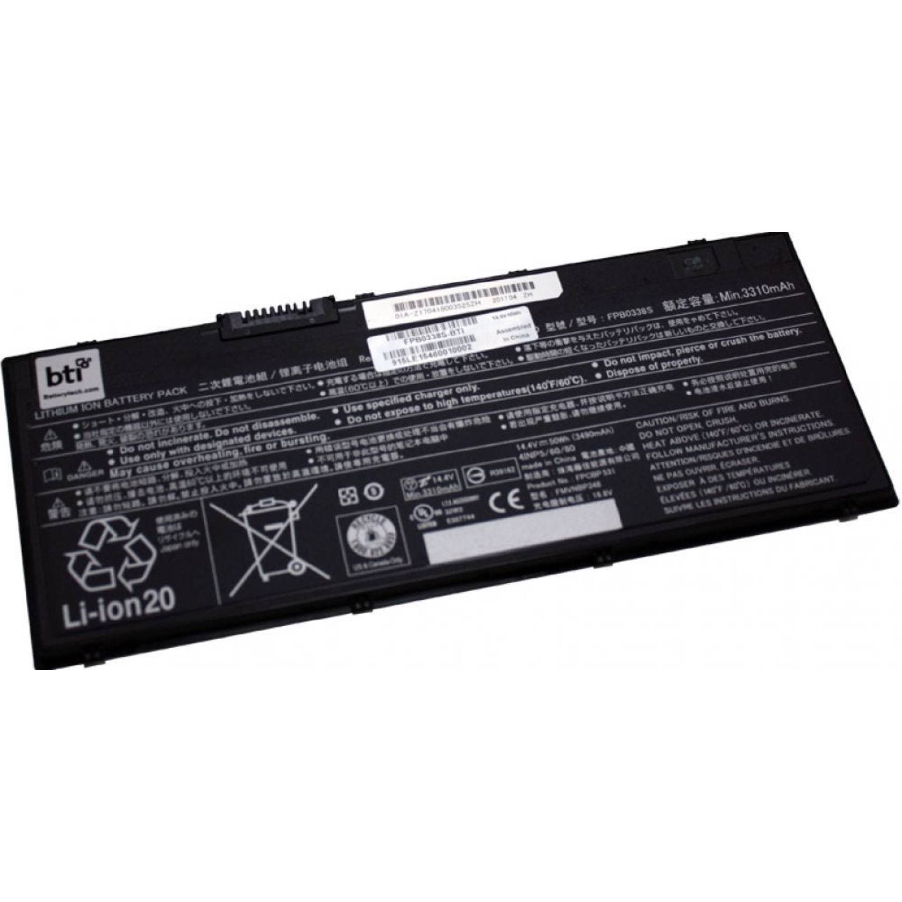 BTI 4C BATTERY FUJITSU OEM FMVNBP247 FPB0338S