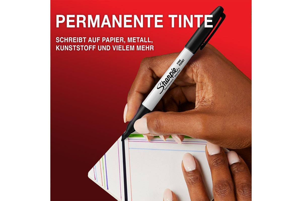 Sharpie Marker Fein Rundspitze Hellblau 12 Stück