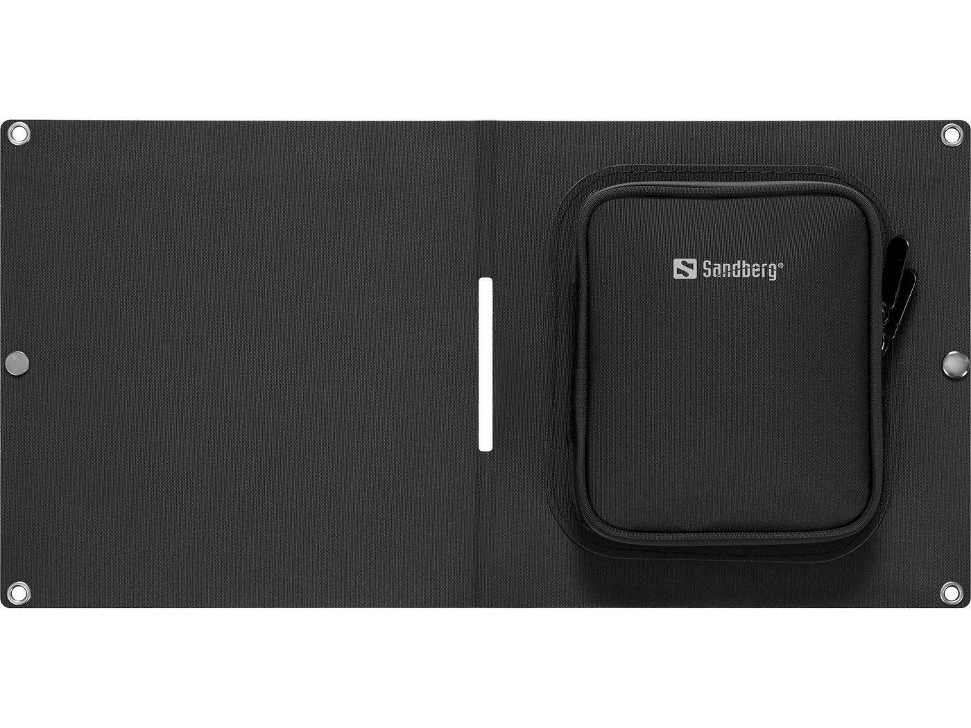 SANDBERG Solarladegerät - lightweight - 15 Watt - 2 A - 2 Ausgabeanschlussstellen (USB, USB-C)