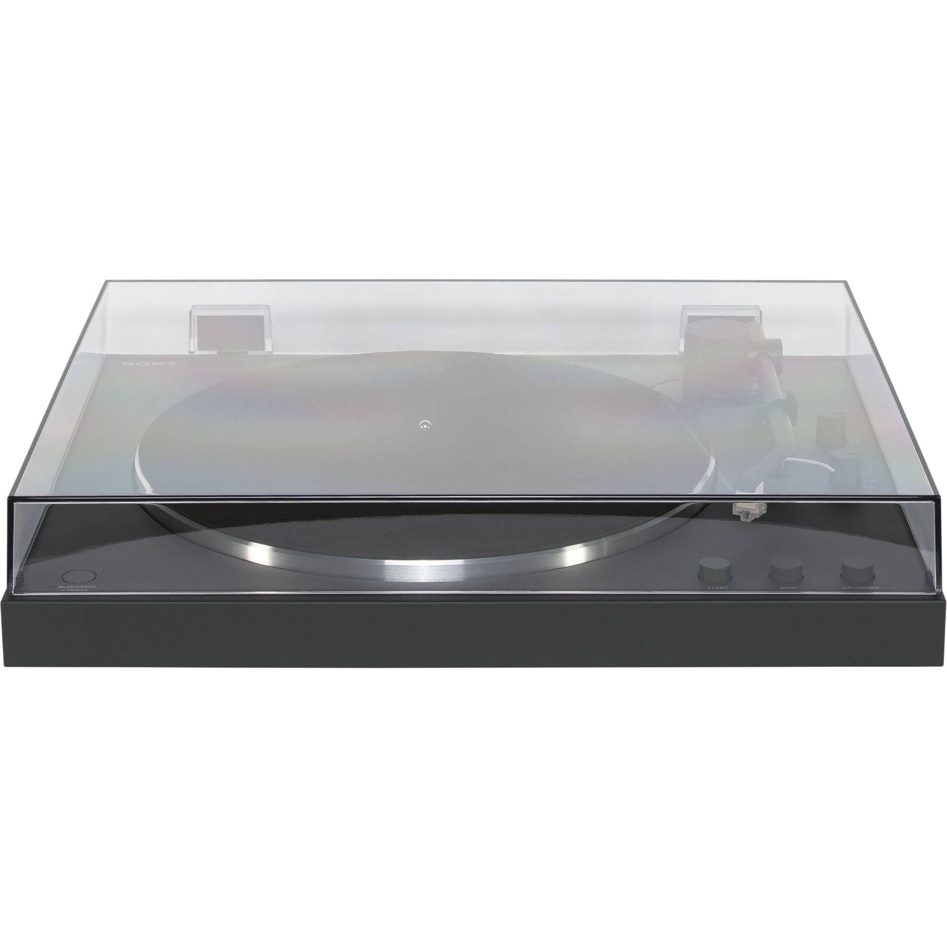 Sony PS-LX3BT, Audio-Plattenspieler mit Riemenantrieb, Automatisch, Schwarz, Gummi, Aluminium, 33 1/3,45 RPM