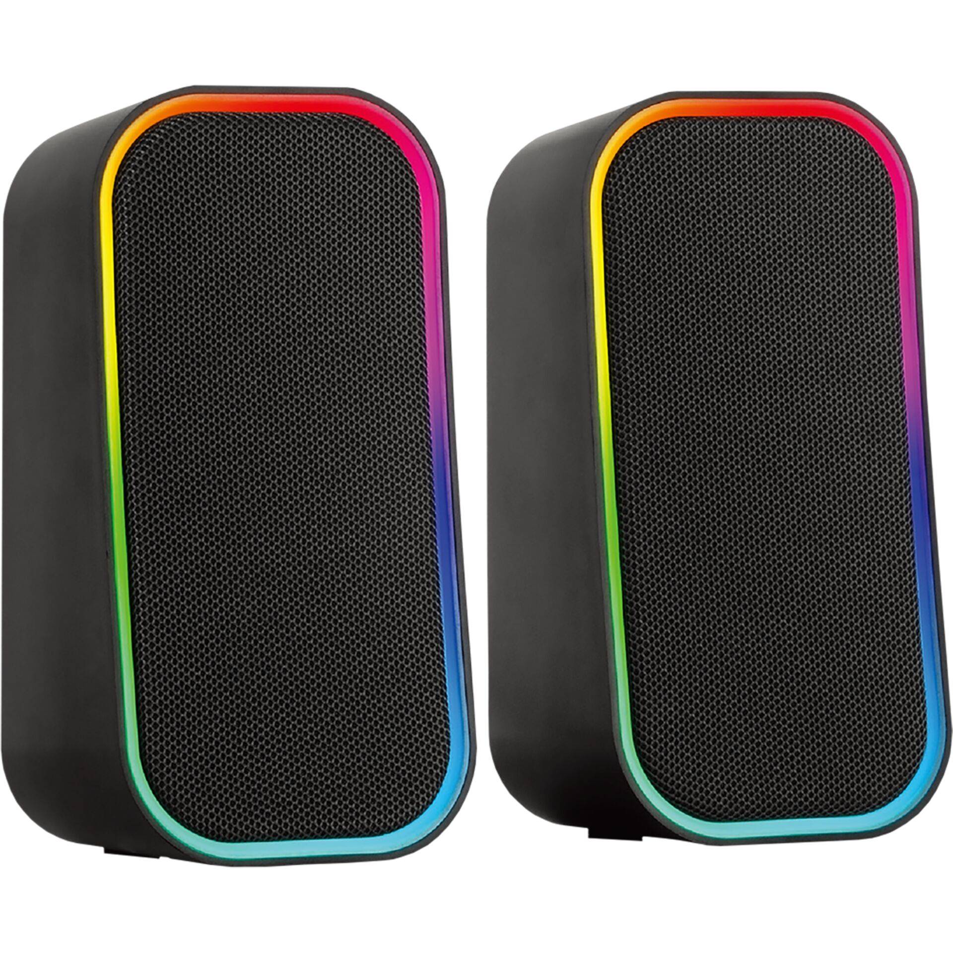 SPEEDLINK Token RGB - Lautsprecher - für PC - 2.0-Kanal - kabellos - Bluetooth - 3 Watt - 6 Watt (Gesamt)