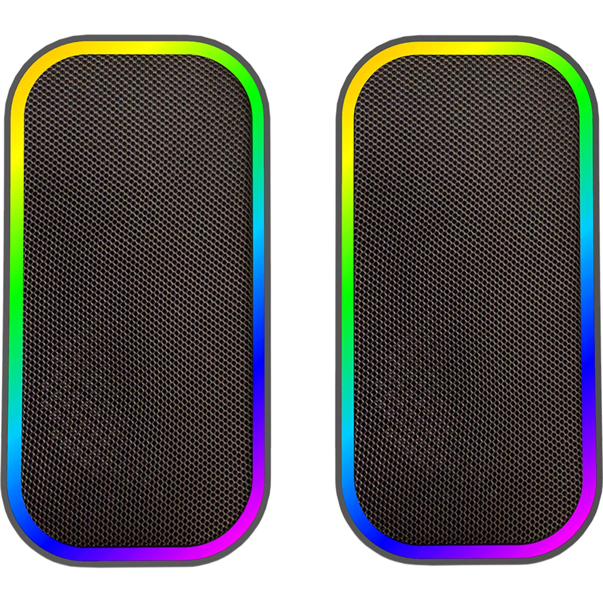SPEEDLINK Token RGB - Lautsprecher - für PC - 2.0-Kanal - kabellos - Bluetooth - 3 Watt - 6 Watt (Gesamt)