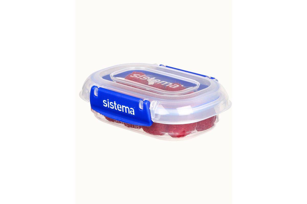 sistema Frischhaltedosen Set KLIP IT PLUS 3 x 180 ml blau Multimedia-Technik Vorratsbehälter