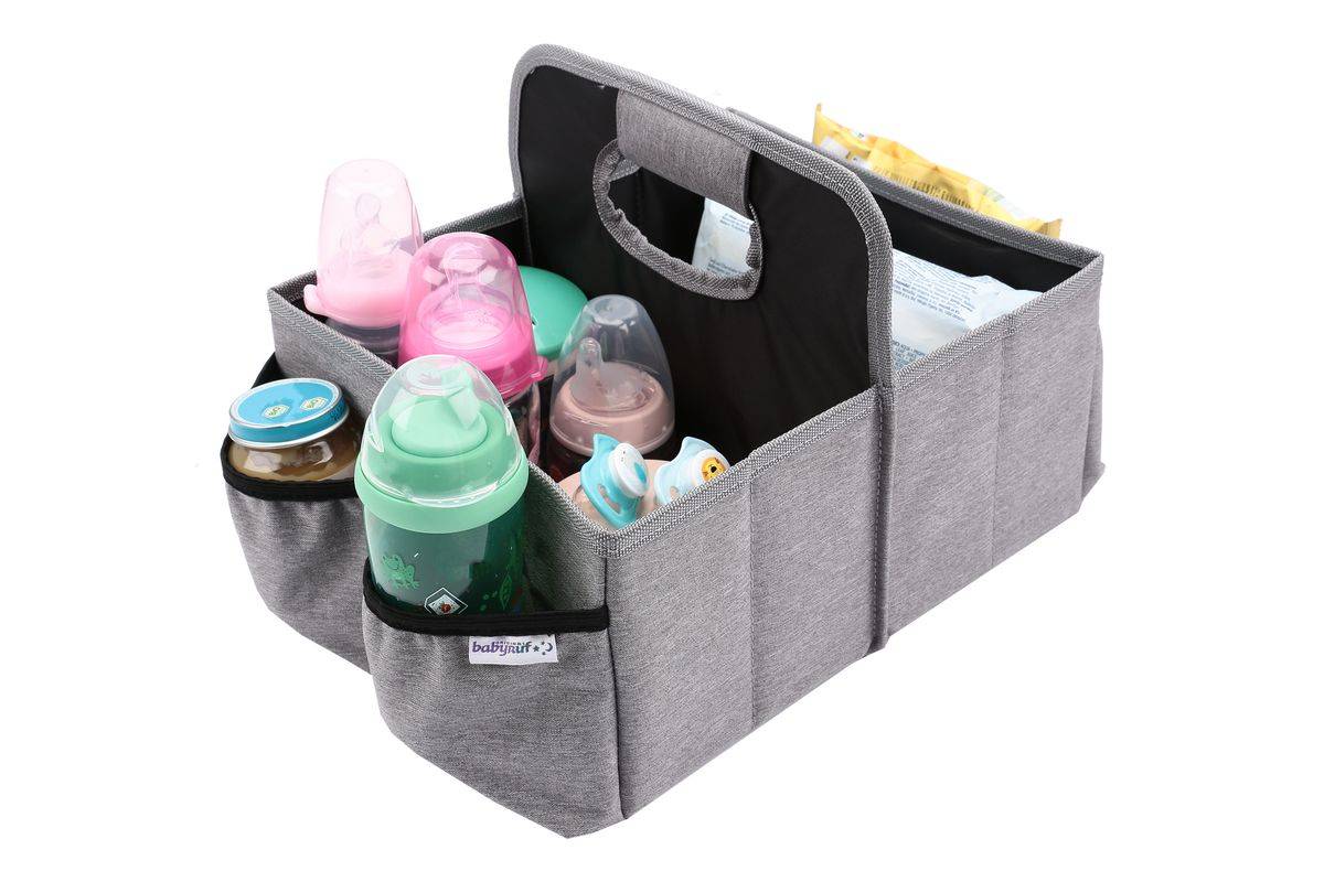Olympia Baby Organizer, Aufbewahrungsbox, Grau, Rechteckig, Einfarbig, 290 mm, 150 mm